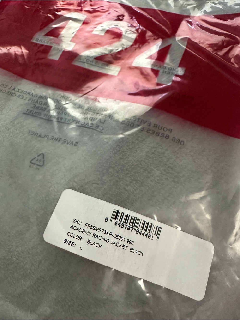 424 Crest Racing Jacket Men Large - Picture 6 of 8